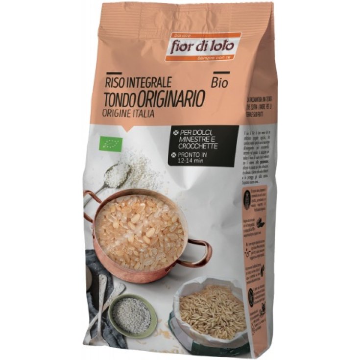 Fior Di Loto Riso Integrale Tondo Biologico 1000g