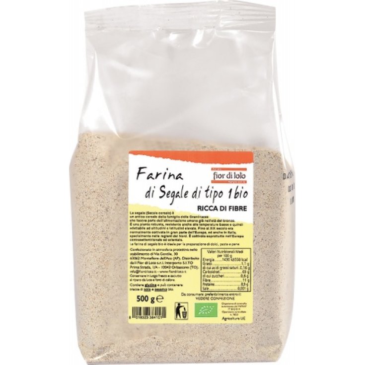 Fior Di Loto Farina Di Segale Biologico 500g