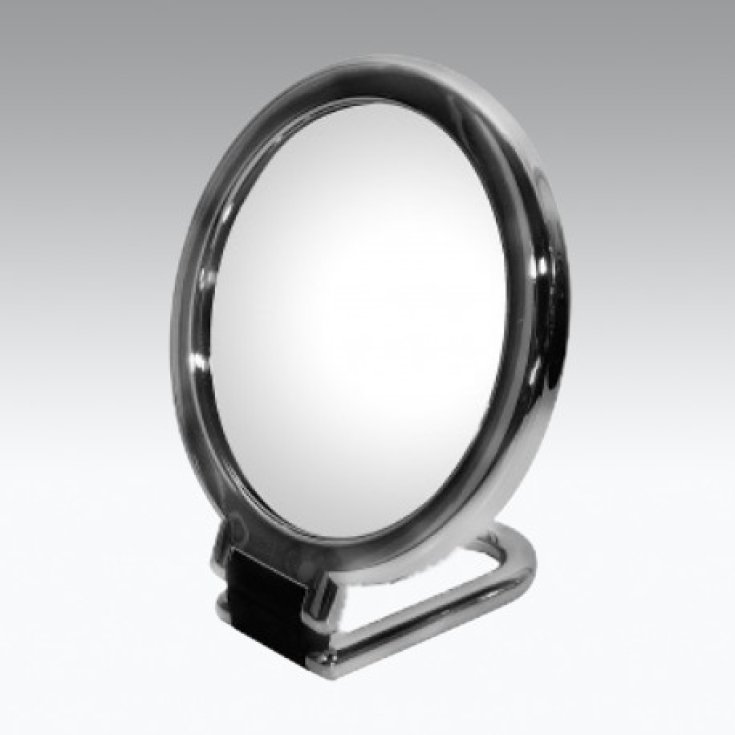 Koh-I-Noor Specchio Cromato Bifacciale Con Ingrandimento E Manico Pieghevole COD 387KN-6