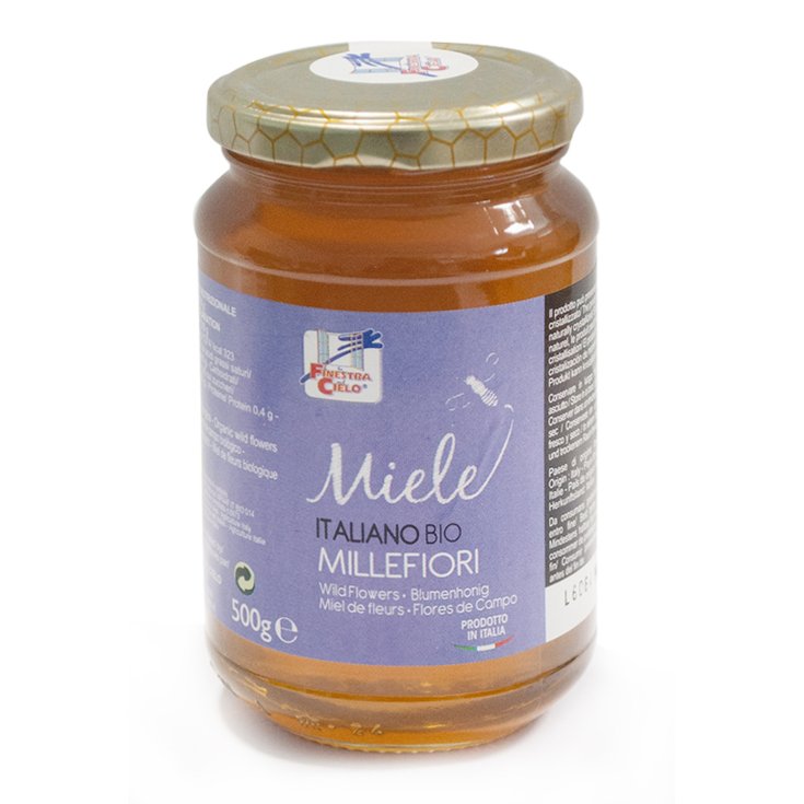 La Finestra Sul Cielo Miele Italiano Bio Di Millefiori 500g