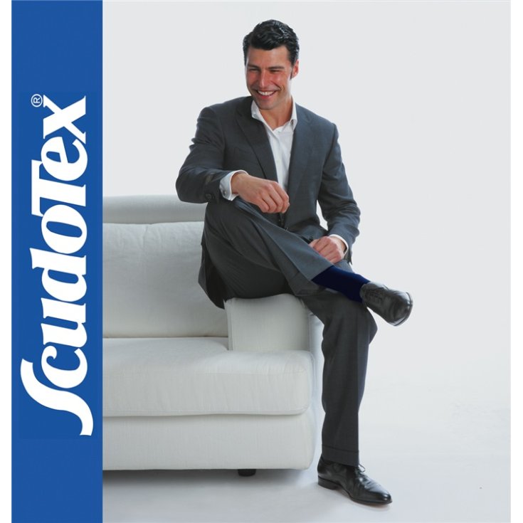 Scudovaris Scudotex Gambaletto Gran Riposo Cotone Colore Blu Taglia 3