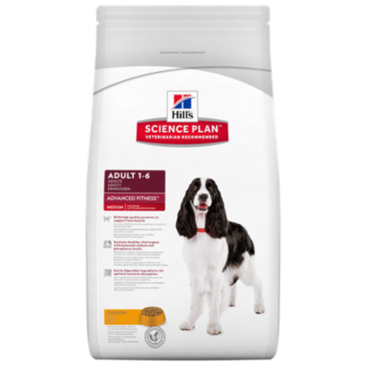 Hill's Science Plan Canine Adult Advanced Fitness Taglia Media con Pollo 3kg
