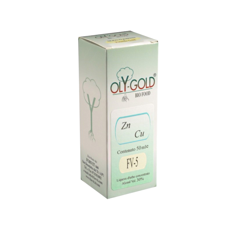 Forvit FV-5 Olygold Bio Food Zn Cu (Zinco Rame) Integratore Alimentare 50ml