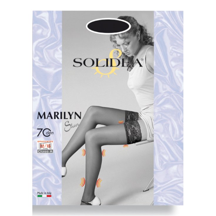Solidea Marilyn 70 Sheer Calze Autoreggenti Colore Bronze Taglia 1-S