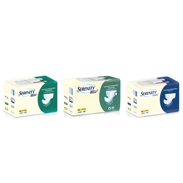 Serenity Classic Pannoloni Mutanda Extra Taglia Medium 30 Pezzi
