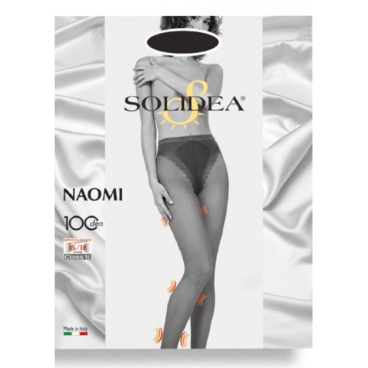 Solidea Naomi 100 Collant a Compressione Graduata Colore Blu Scuro Taglia 5 XXL