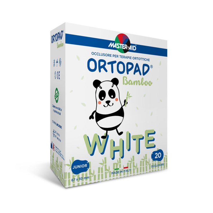 Master-Aid&reg; Ortopad&reg; White Occlusore Per Terapie Ortottiche Formato Medium Bianco 50 Pezzi