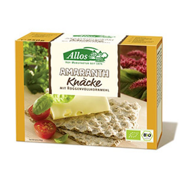 Allos Crackers Integrale Segale E Amaranto Biologico 250g