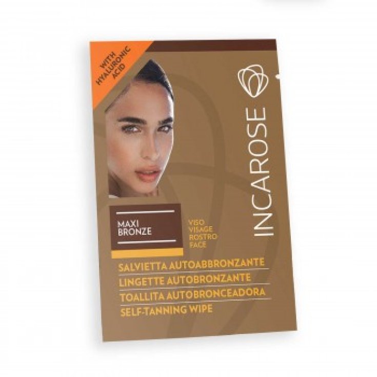 Incarose Maxi Bronze Salvietta Autoabbronzante Monouso 6ml