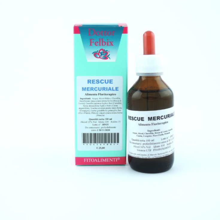 Dottor Felbix Rescue Mercuriale Integratore Alimentare Gocce 100ml