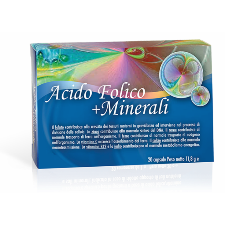 Acido Folico + Minerali Integratore Alimentare Per Gravidanza 20 Capsule