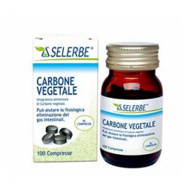 Selerbe Carbone Vegetale Integratore Alimentare 100 Compresse