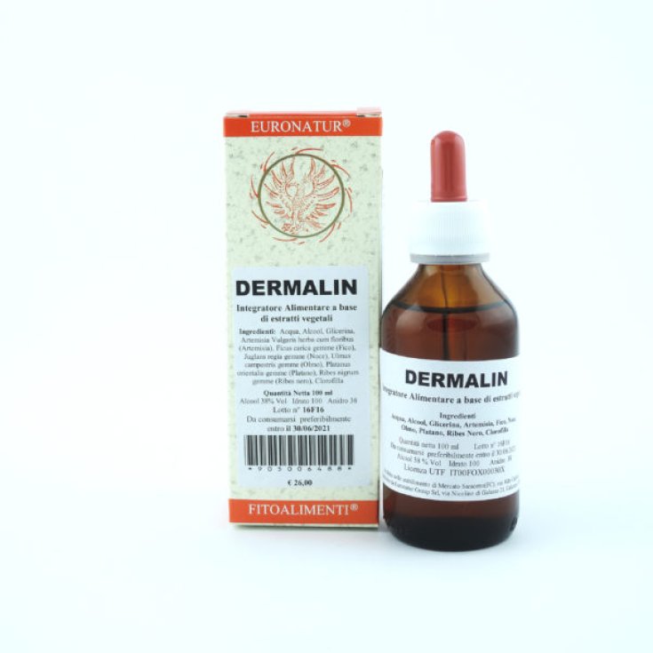 Euronatur&reg; Dermalin Integratore Alimentare Gocce 100ml