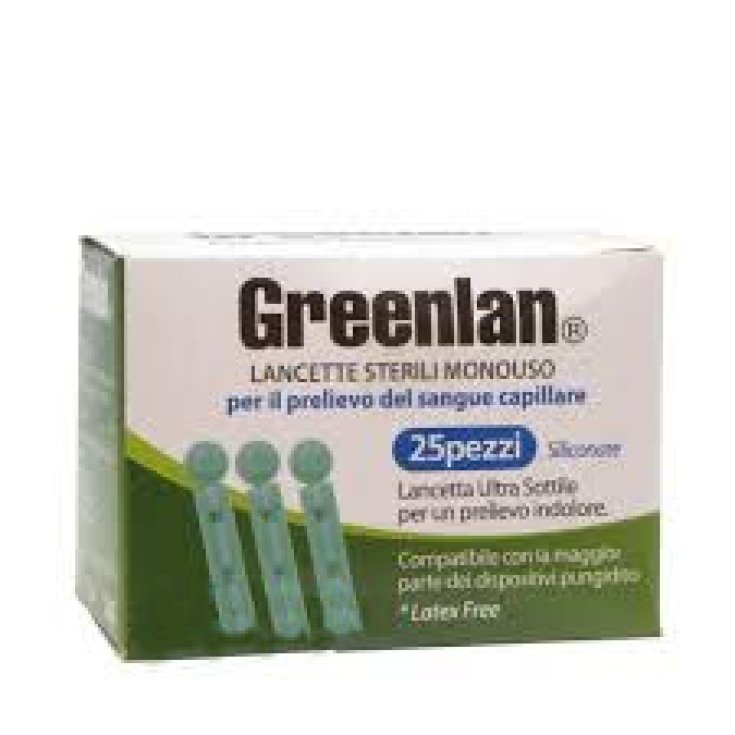 Greenlan Lancette Sterili Monouso 50 Pezzi