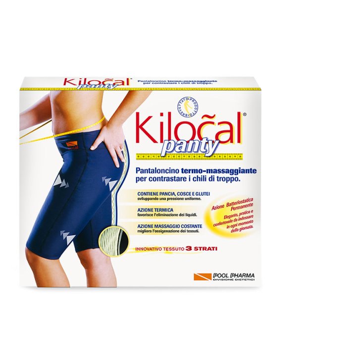Pool Pharma Kilocal Panty Pantalone Blu Taglia M