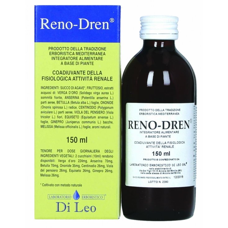 Laboratorio Erboristico Di Leo Reno-Dren&reg; Integratore Alimentare 150ml