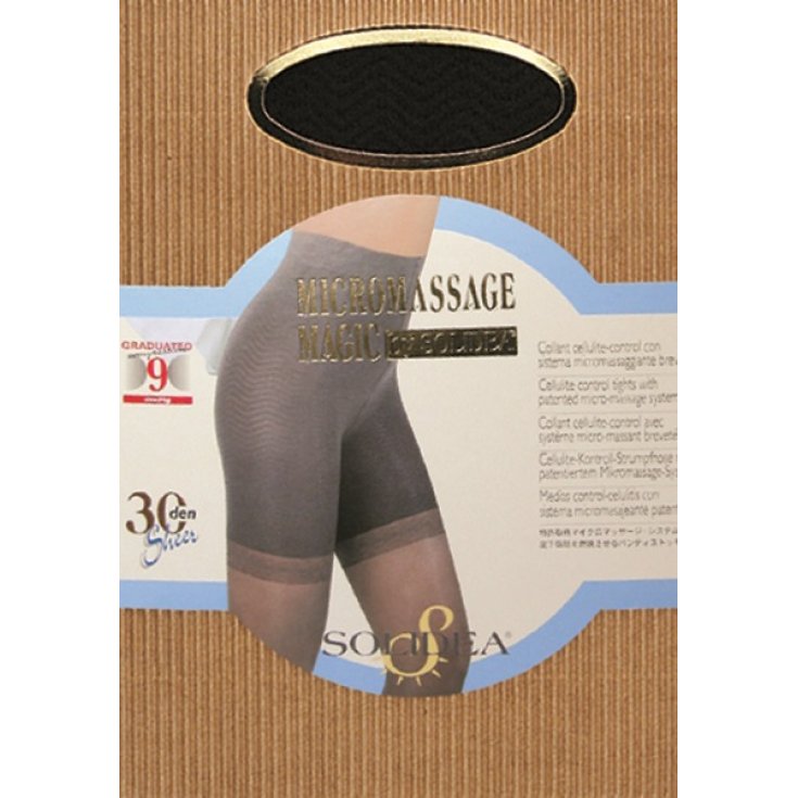 Solidea Magic 30 Sheer Collant Anticellulite Colore Camel Taglia 4