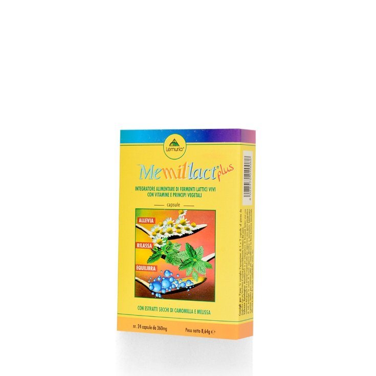 Lemuria Memilact Plus Integratore Alimentare 24 Capsule