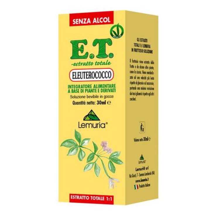 Lemuria Eleuterococco Estratto Totale Integratore Alimentare 30ml