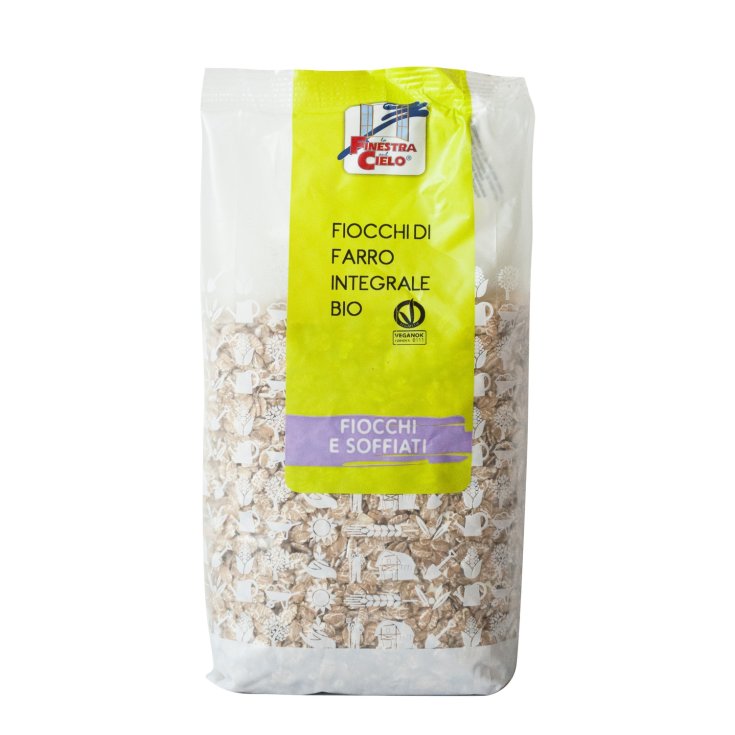 La Finestra Sul Cielo Fiocchi Di Farro Integrale Bio Cereali Per La Colazione 500g