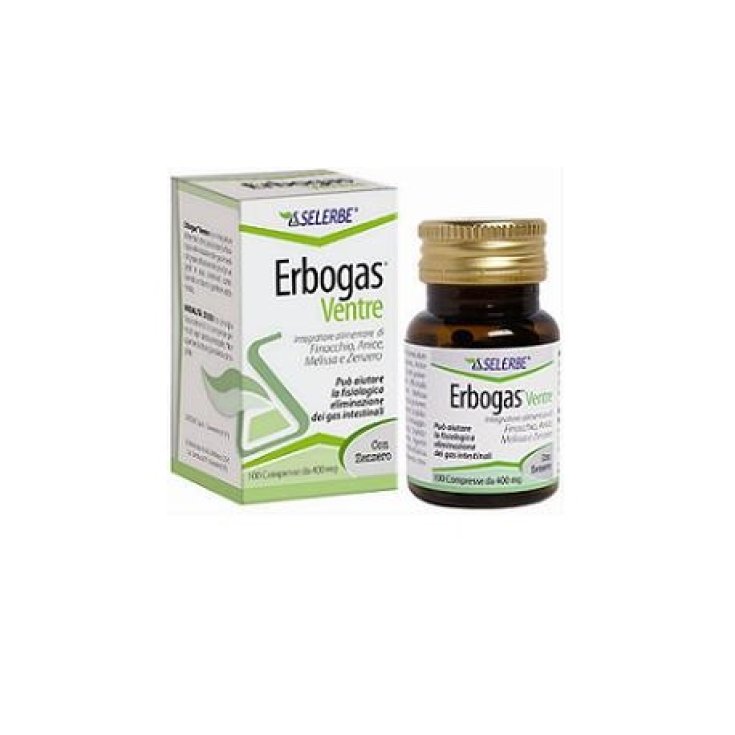 Selerbe Erbogas Ventre Integratore Alimentare 100 Compresse