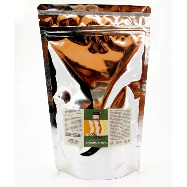Natur Farma Raihuen Henne Castano Chiaro Tintura Capelli 150g
