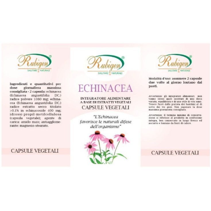 Natur-Farma Rubigen Echinacea Integratore Alimentare 60 Capsule