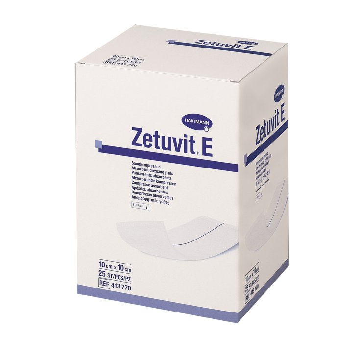 Paul Hartmann Zetuvit E Medicazione Assorbente 10x10x25Pezzi