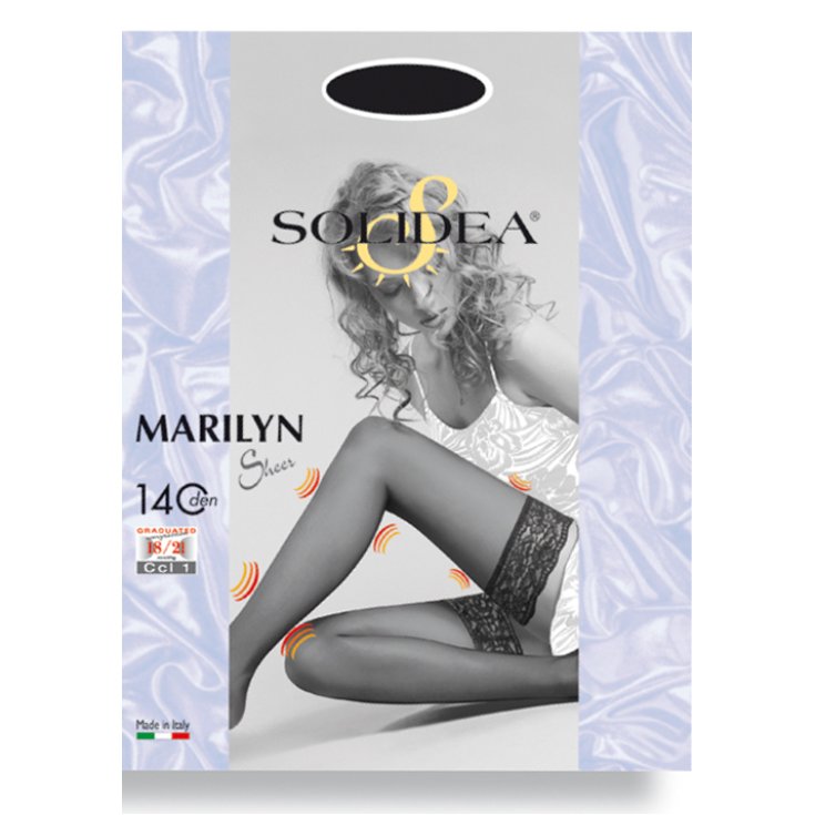 Solidea Marilyn 140 Calze Autoreggenti Colore Sabbia Taglia 1-S