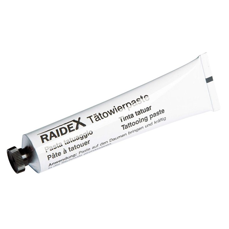 Raidex Pasta Tatuaggio Colore Nero 60g