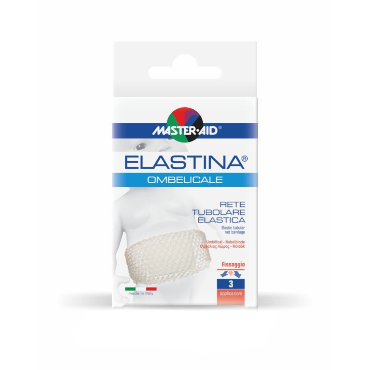 Master-Aid&reg; Elastina&reg; Cintura Ombelicale Rete Tubolare Elastica 3 Pezzi