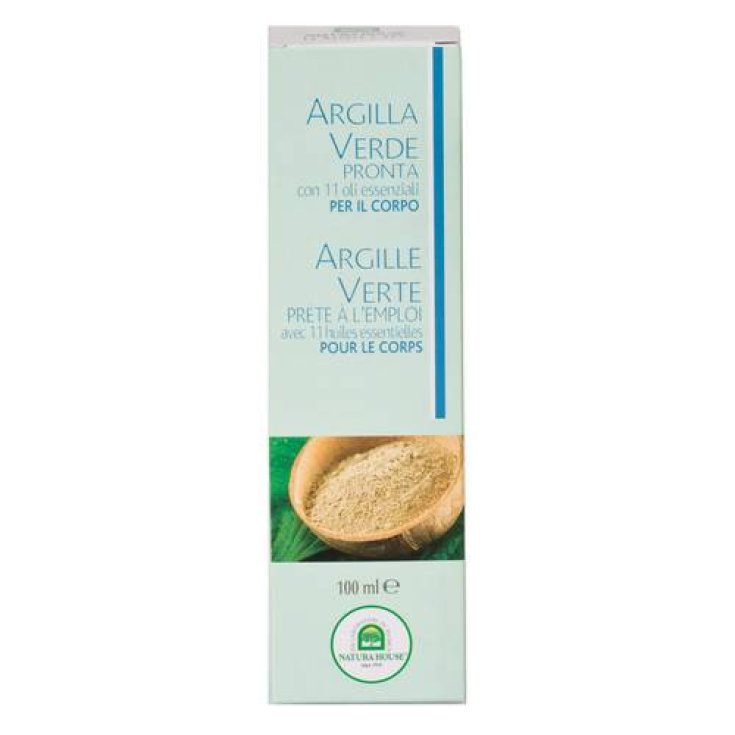 Natura House Argilla Verde Pronta Tubo Con Oli Essenziali 100ml