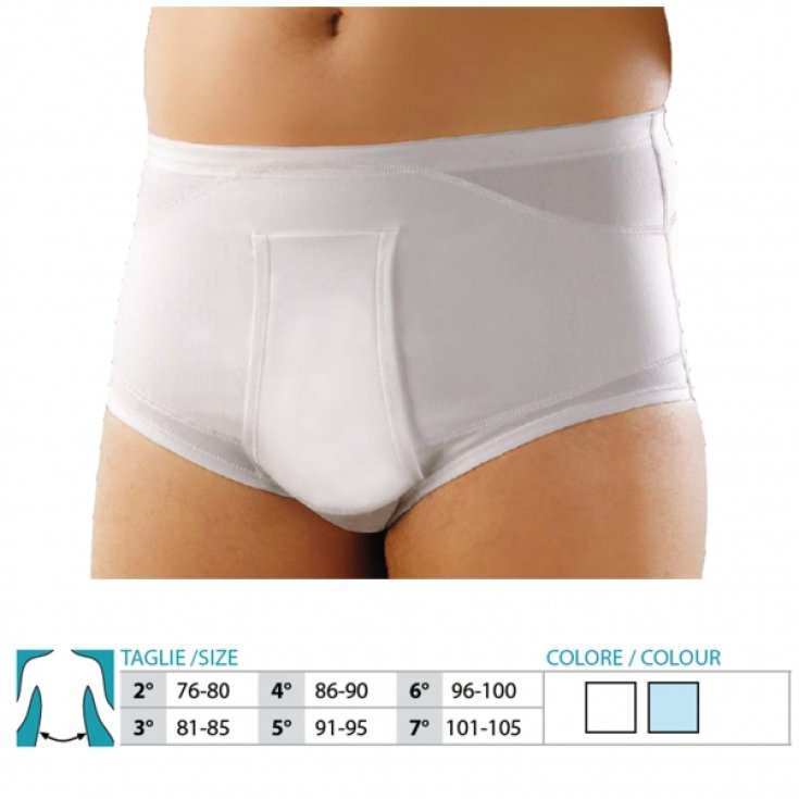 Safte Orione 510 Slip Elastico Contenitivo Uomo Cotone Colore Bianco Taglia 2