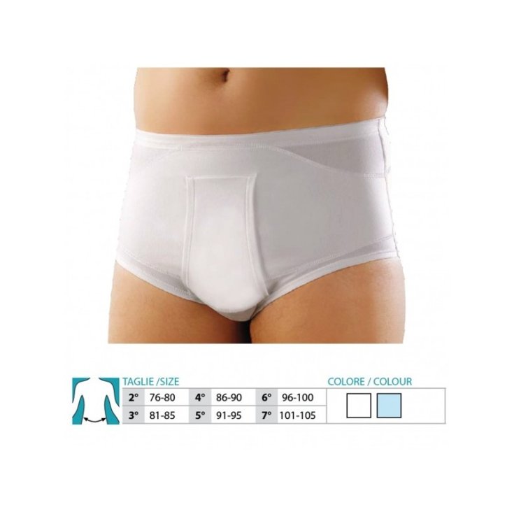 Safte Orione Art.510 Slip Contenitivo Cotone Bianco Taglia 4 1 Pezzo