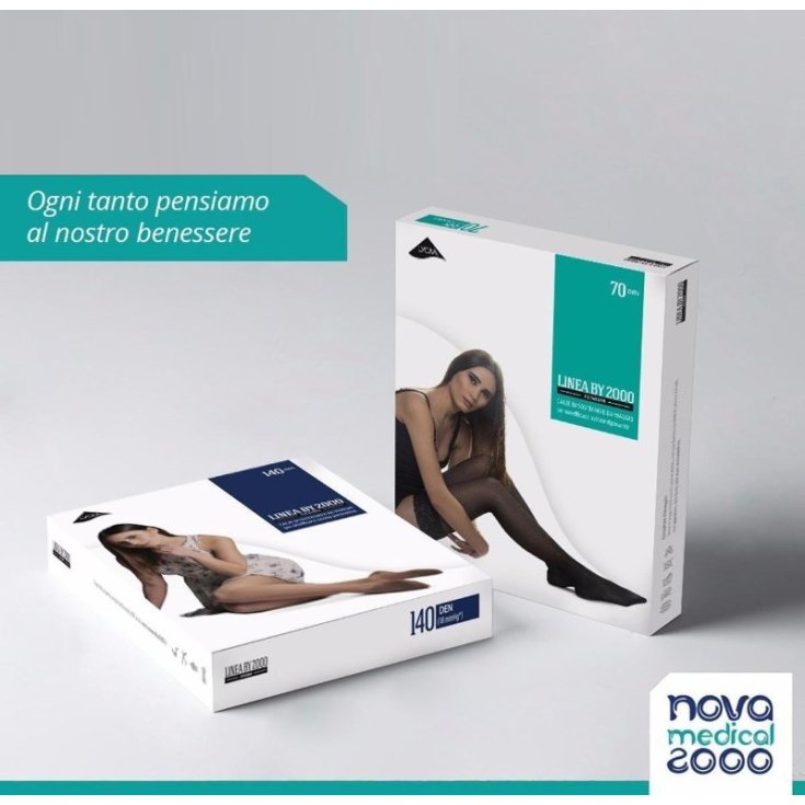 Nova Medical 2000  Linea By 2000  Collant 70 Colore Nero Taglia 4