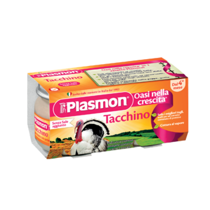 Plasmon Omogeneizzato Di Carne Tacchino 2x120g