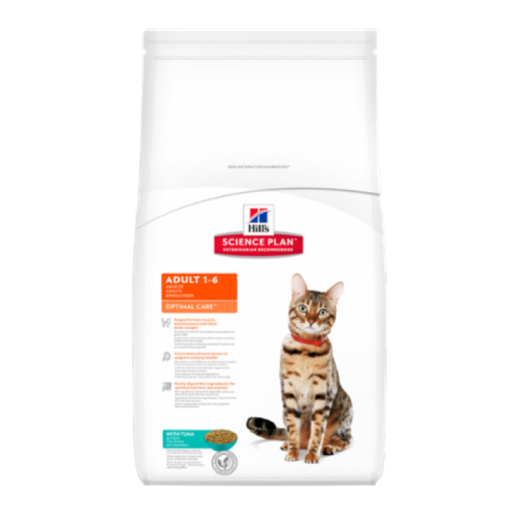 Hill's Science Plan Feline Adult Optimal Care con Tonno 2kg