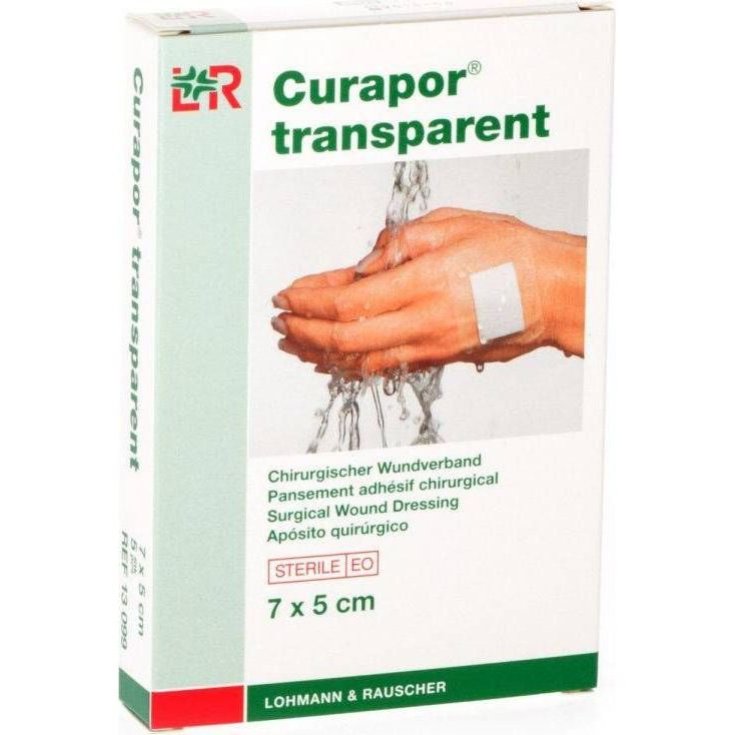 Lohmann & Rauscher Curapor Medicazione Chirurgica Sterile Trasparente 7x5cm