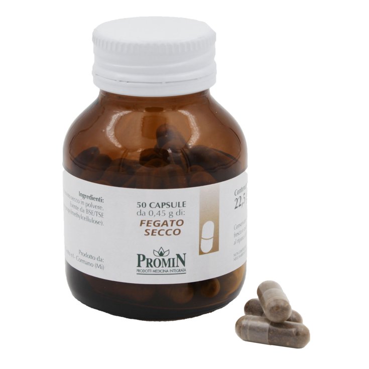 Promin Fegato Secco Bovino 50 Capsule