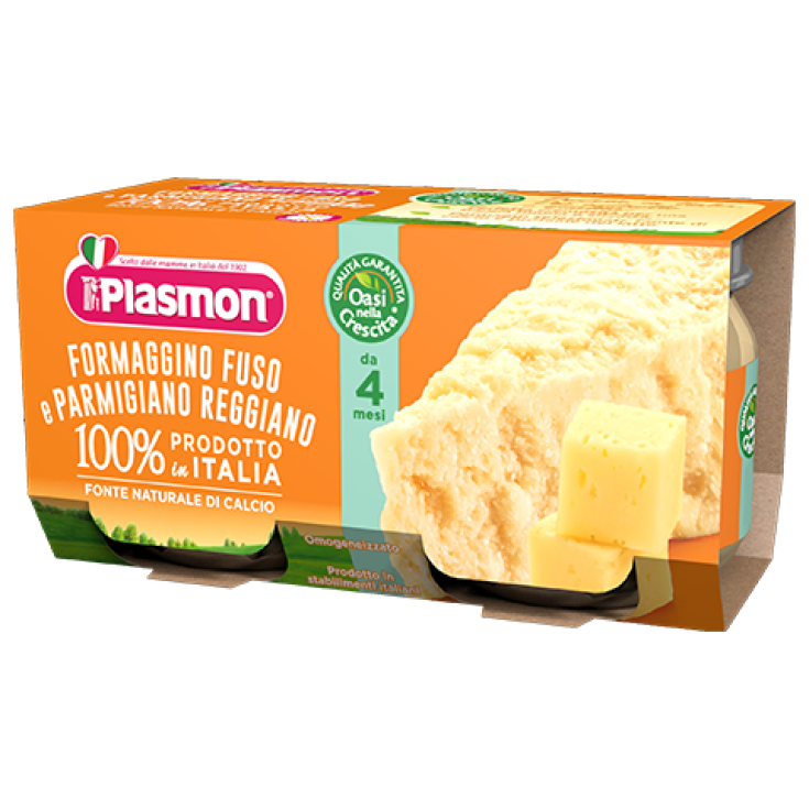 Plasmon Omogeneizzato Formaggino Fuso Con Parmigiano Reggiano 2x80g
