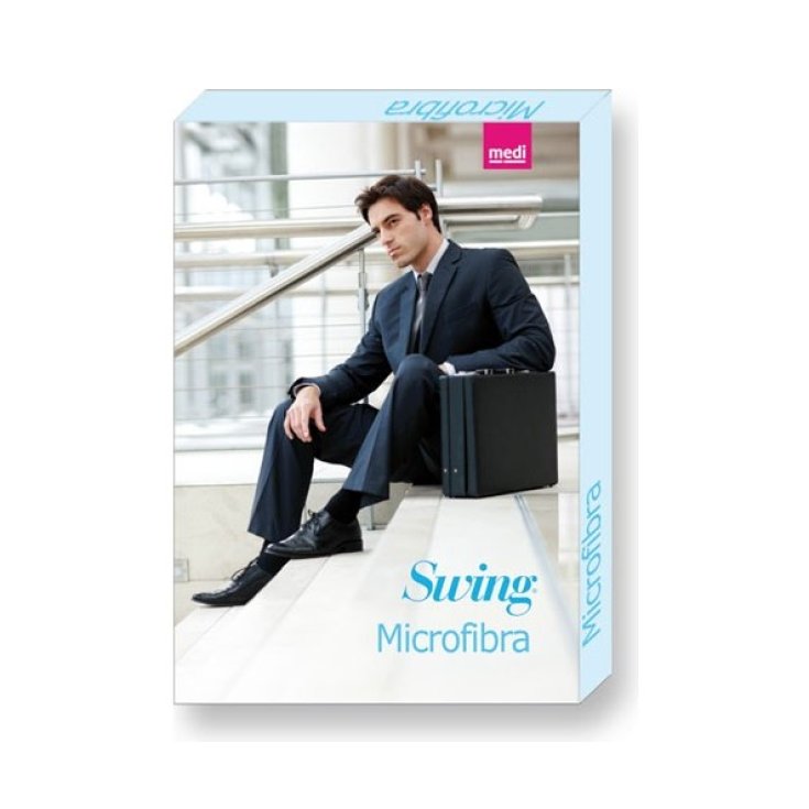 Medi Swing Gambaletto Uomo In Microfibra 21mmHg  Colore Marine Taglia 3 1 Paio Rif. 2130