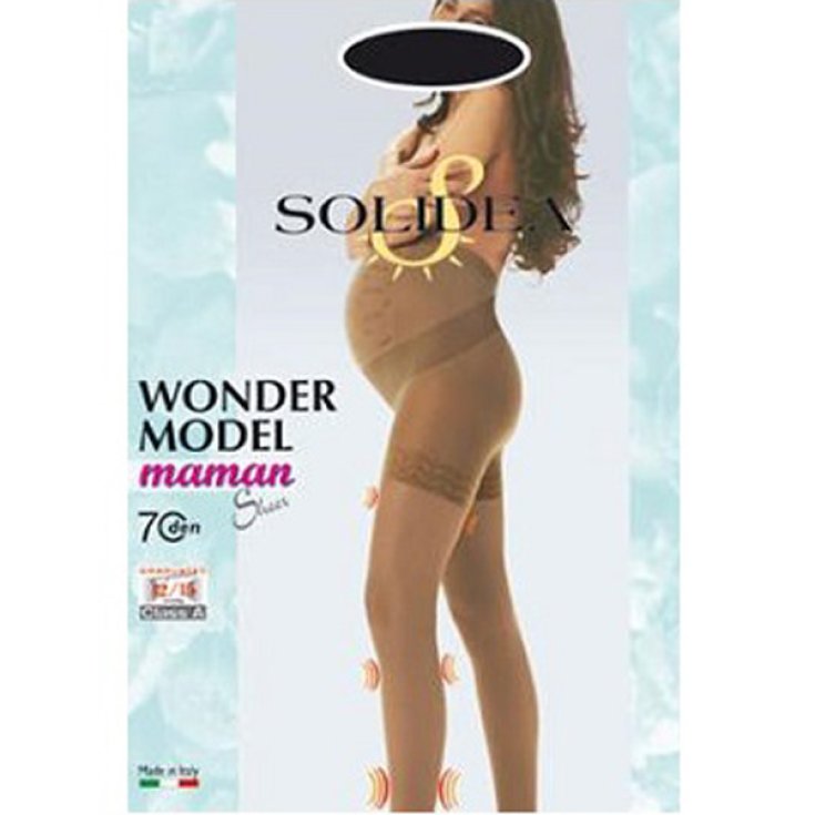 Solidea Wonder Model Maman Calze 70 Sheer Colore Sabbia Taglia M
