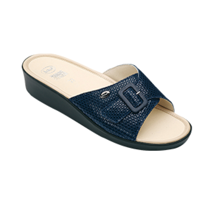 Scholl&reg; Mango Calzatura Donna Pelle Scamosciata Plantare Memory Cushion&reg; Colore Blu Navy Misura 37