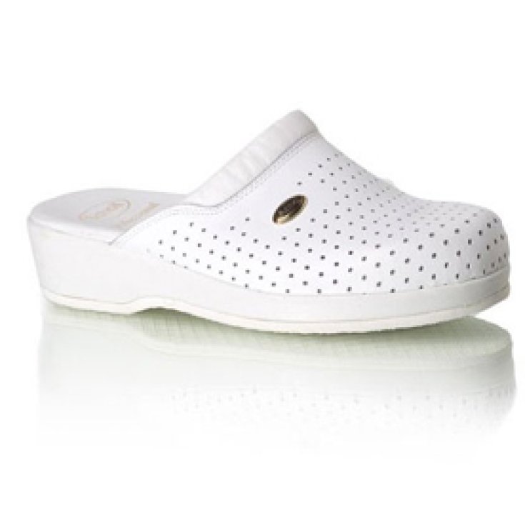 Dr. Scholl's Clog Backguard Zoccolo Pelle Colore Bianco Misura 38