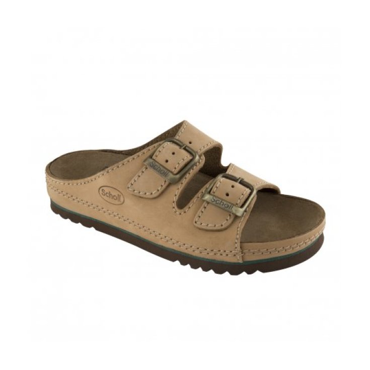 Dr. Scholl's Air Bag Nubuck Lined Sandalo Senza Cinturino Colore Cuoio Misura 35 1 Paio