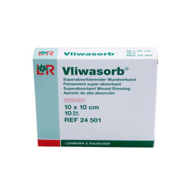 Lohmann&Rauscher Vliwasorb Medicazione 10x10cm 10 Pezzi