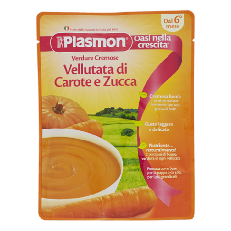 Plasmon Bont&agrave; Della Mamma Vellutata Carote E Zucca 180g