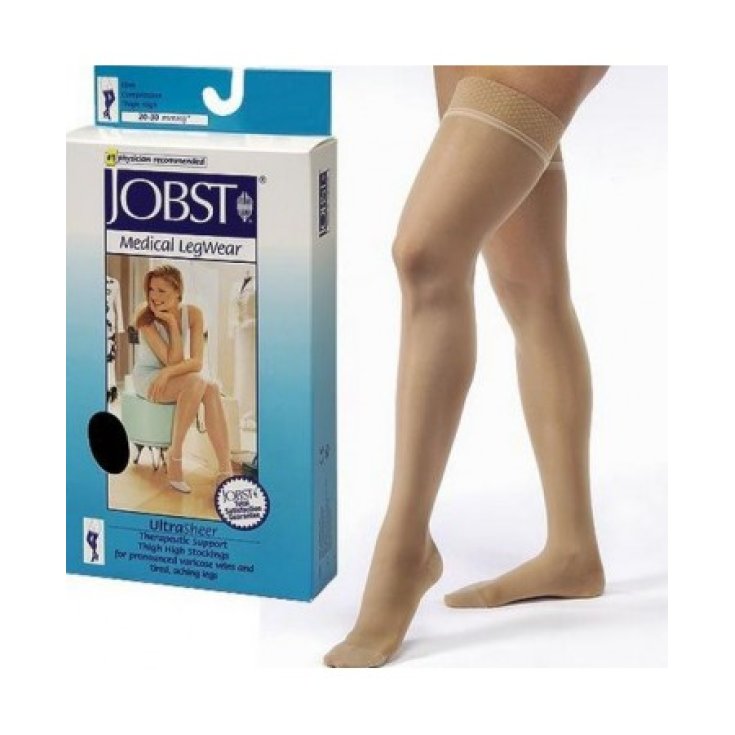 Jobst Ultra Sheer 20-30mmHg Autoreggente Colore Natural Taglia L 