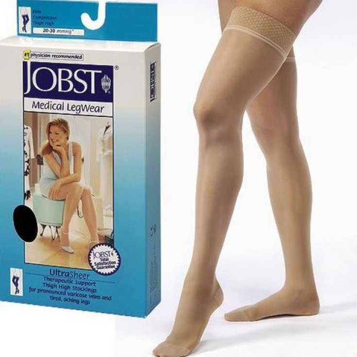 Jobst Ultra Sheer 20-30mmHg Autoreggente Colore Naturale Taglia XL