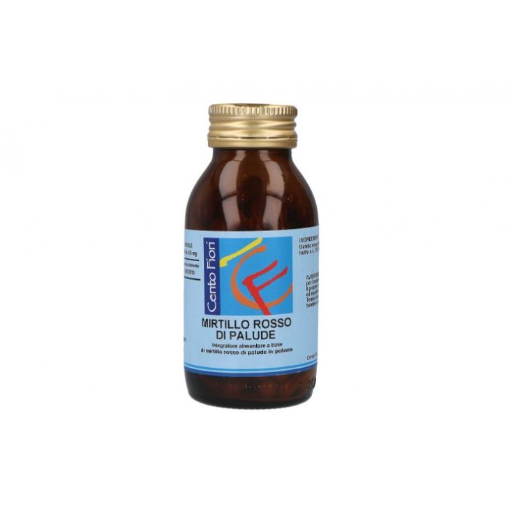 Cento Fiori Mirtillo Rosso di Palude Integratore Alimentare 100 Capsule Vegetali